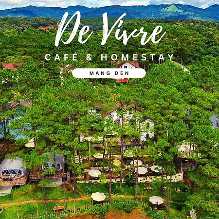 De Vivre Homestay Mang Den Kon Von Kla Bagian luar foto